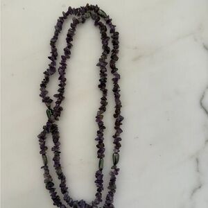 Coldwater Creek Purple Beaded Necklace